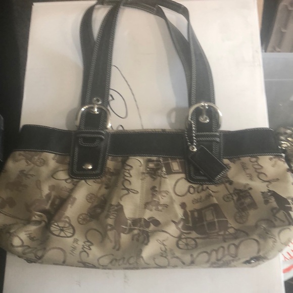 Coach Bags Euc Vintage Coach Horse Print Bag Poshmark